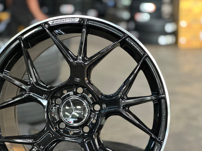 New 18x8J ET40 18.9J ET45 AMG GT (4 wheels) BLACK 5X112