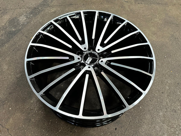 New 20x8.5 ET30 20x9.5 ET38 AMG Multispoke (4 wheel) 5x112 Gloss Black PF