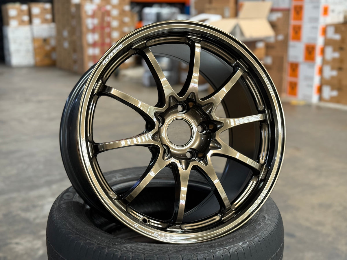 New 18x9.5 ET45 Rays Volk Racing CE28N Plus Rim (4 wheel) Shining Bronze Metal 5x120