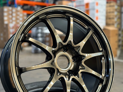 New 18x9.5 ET45 Rays Volk Racing CE28N Plus Rim (4 wheel) Shining Bronze Metal 5x120