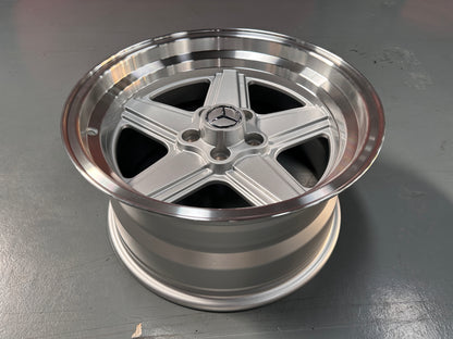 New 17X8 ET12 17X9 ET12 Mercedes Penta Design (4 wheel) Silver 5X112