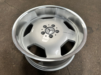 New 18X8 ET25 18X9 ET25 Monoblock AMG (4 wheel) Silver 5X112