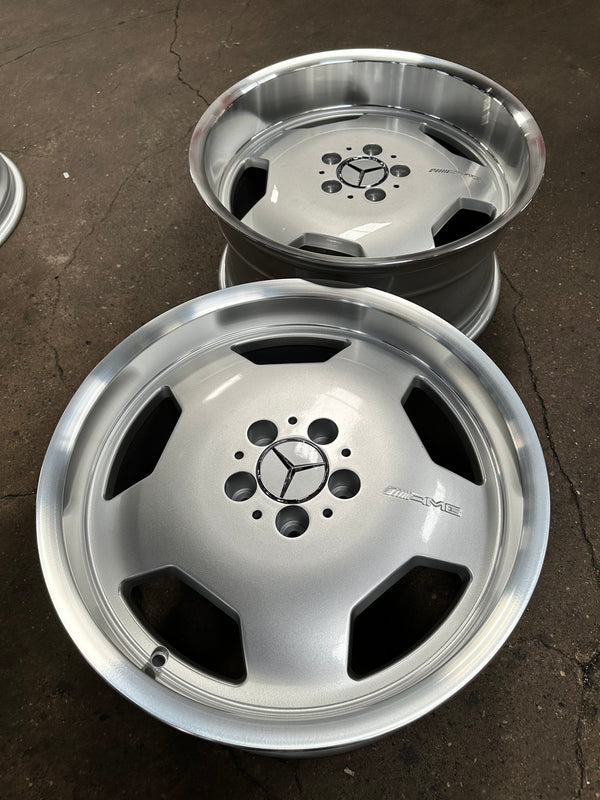 New 18X8 ET25 18X9 ET25 Monoblock AMG (4 wheel) Silver 5X112