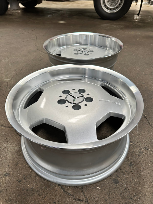New 18X8 ET25 18X9 ET25 Monoblock AMG (4 wheel) Silver 5X112