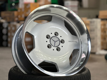 New 18X8 ET25 18X9 ET25 Monoblock AMG (4 wheel) Silver 5X112