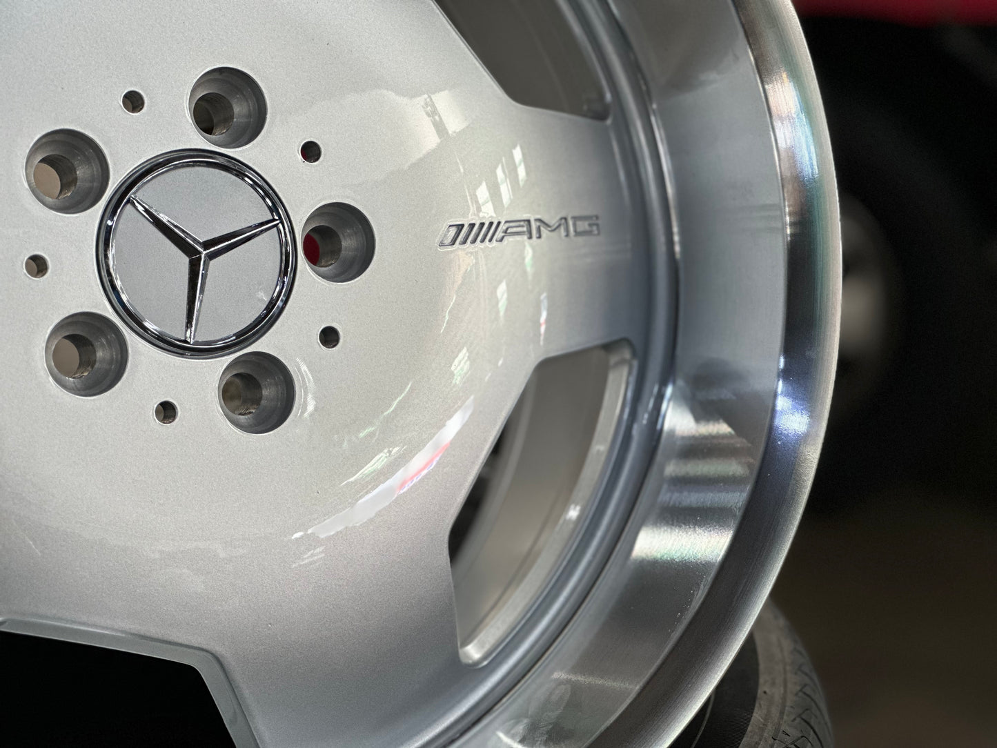 New 18X8 ET25 18X9 ET25 Monoblock AMG (4 wheel) Silver 5X112
