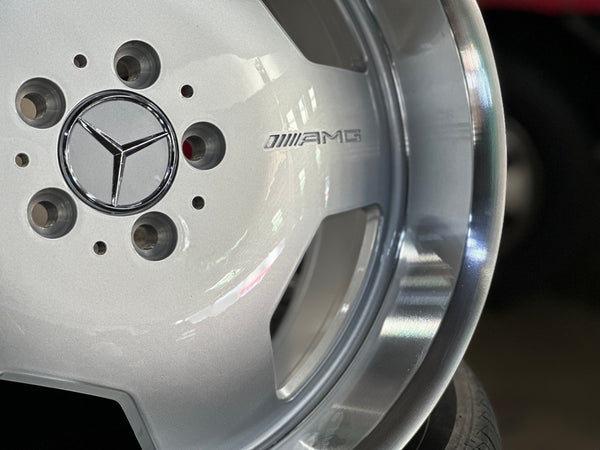 New 18X8 ET25 18X9 ET25 Monoblock AMG (4 wheel) Silver 5X112