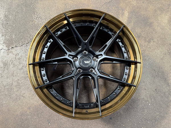 New 20x8.5 ET30 20x10 ET40 W2 Wheel W2C (4 wheel) 5x114.3 Bronze Black