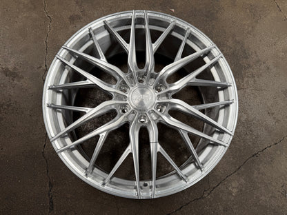 New 22x9 ET45 AD Wheel Forged 116 Land Cruiser LC300 Rim (4 wheel) Silver Brushed 6x139.7