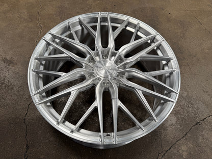 New 22x9 ET45 AD Wheel Forged 116 Land Cruiser LC300 Rim (4 wheel) Silver Brushed 6x139.7