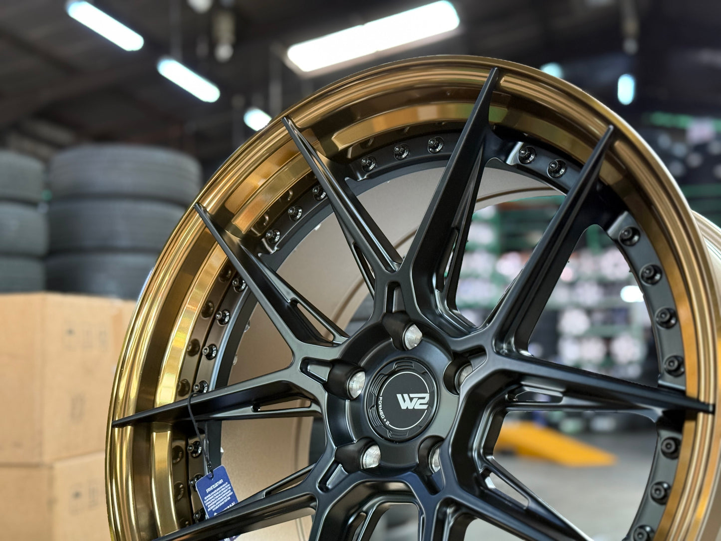 New 20x8.5 ET30 20x10 ET40 W2 W2C (4 wheel) 5x112 Black Gold