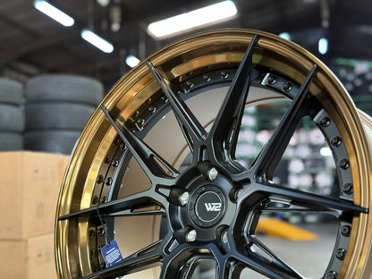 New 20x8.5 ET30 20x10 ET40 W2 W2C (4 wheel) 5x112 Black Gold