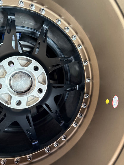 New 20x8.5 ET30 20x10 ET40 W2 W2C (4 wheel) 5x112 Black Gold