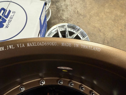 New 20x8.5 ET30 20x10 ET40 W2 W2C (4 wheel) 5x112 Black Gold