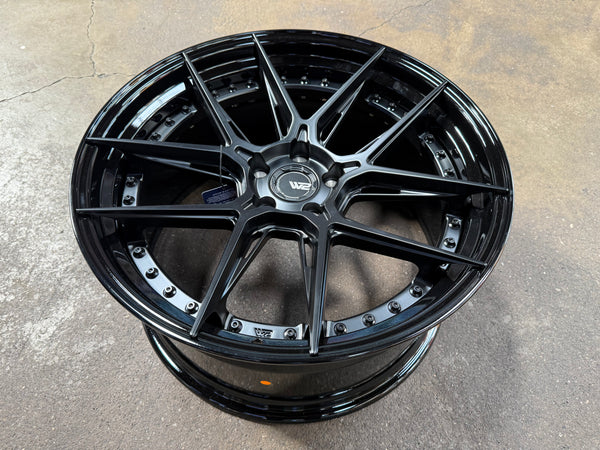 New 20x8.5 ET30 20x10 ET40 W2 W2C (4 wheel) 5x112 Black