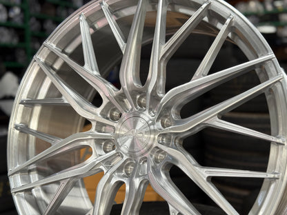 New 22x9 ET45 AD Wheel Forged 116 Land Cruiser LC300 Rim (4 wheel) Silver Brushed 6x139.7