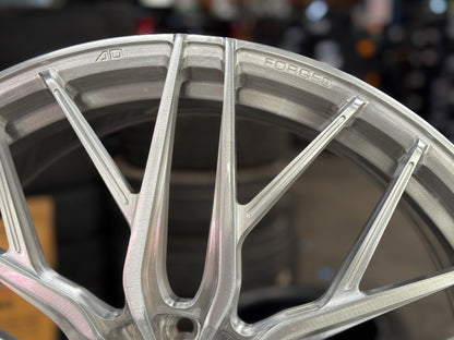 New 22x9 ET45 AD Wheel Forged 116 Land Cruiser LC300 Rim (4 wheel) Silver Brushed 6x139.7
