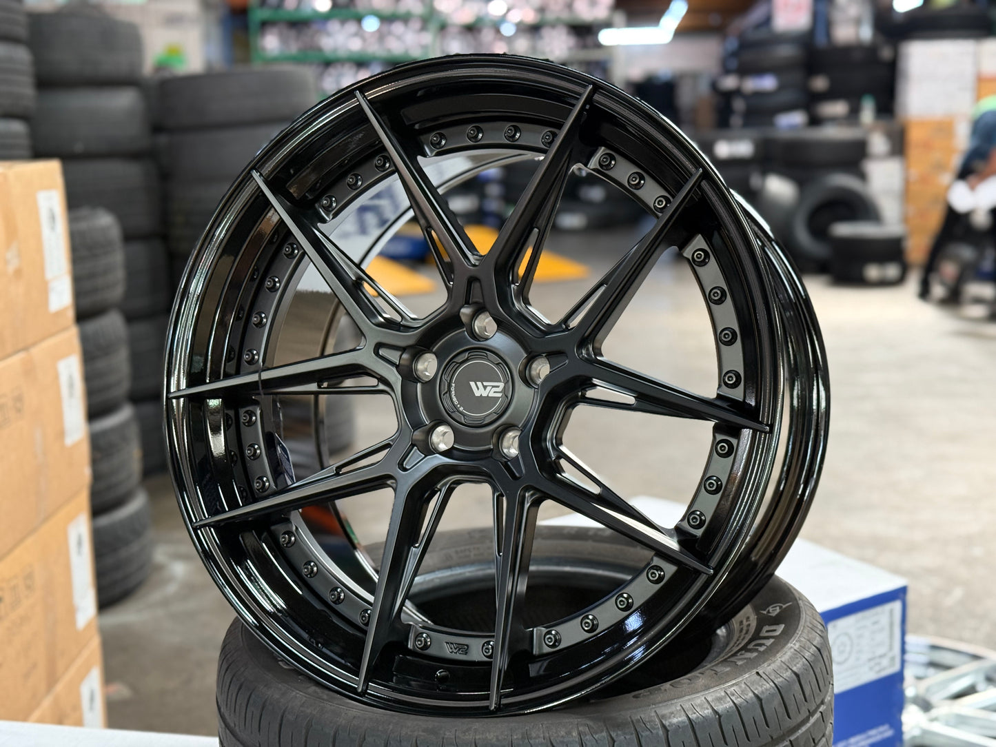 New 20x8.5 ET30 20x10 ET40 W2 Wheel W2C (4 wheel) 5x114.3 Gloss Black