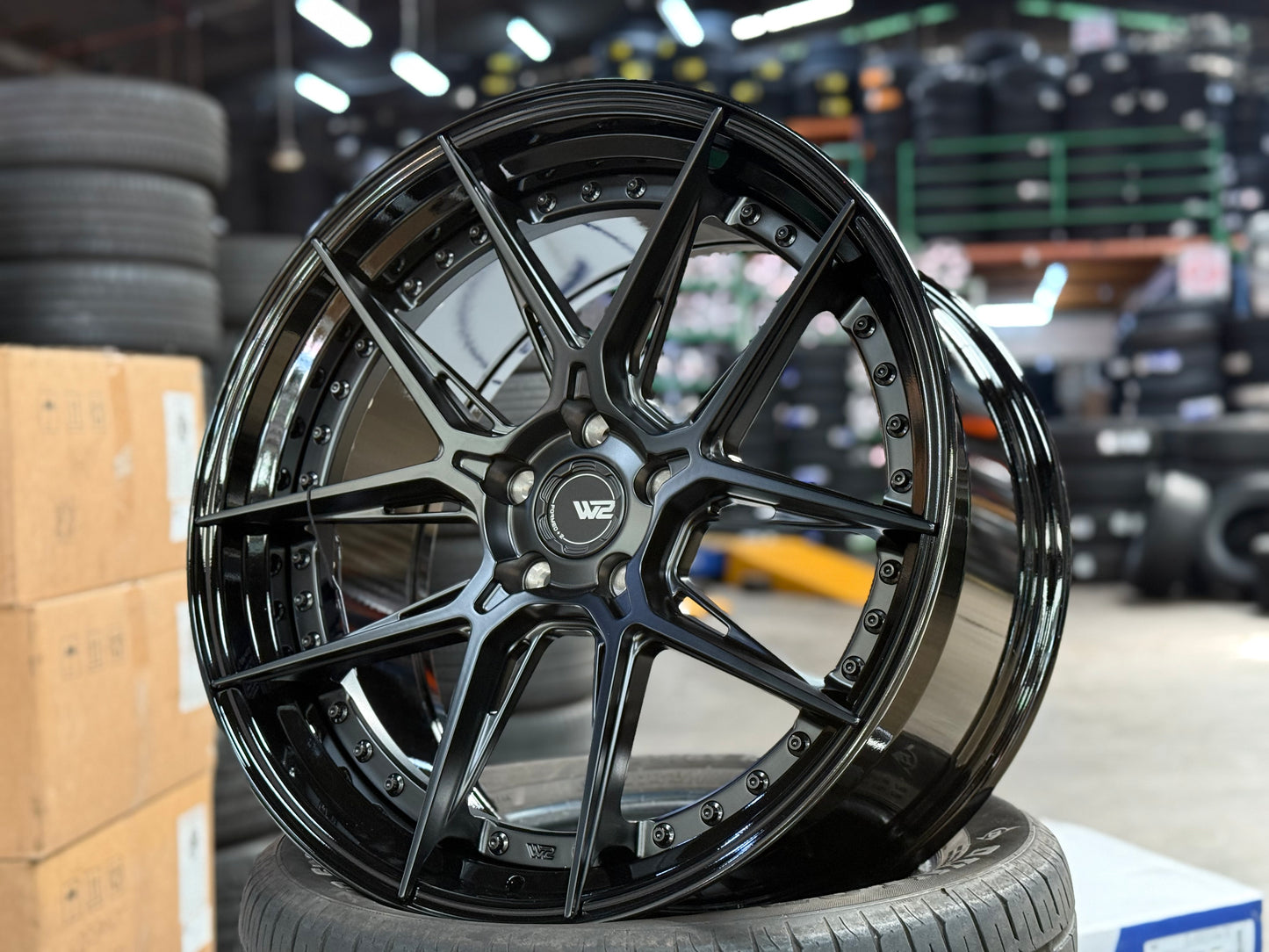 New 20x8.5 ET30 20x10 ET40 W2 Wheel W2C (4 wheel) 5x114.3 Gloss Black