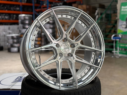 New 20x8.5 ET30 20x10 ET40 W2 Wheel W2C (4 wheel) 5x114.3 Gloss Silver