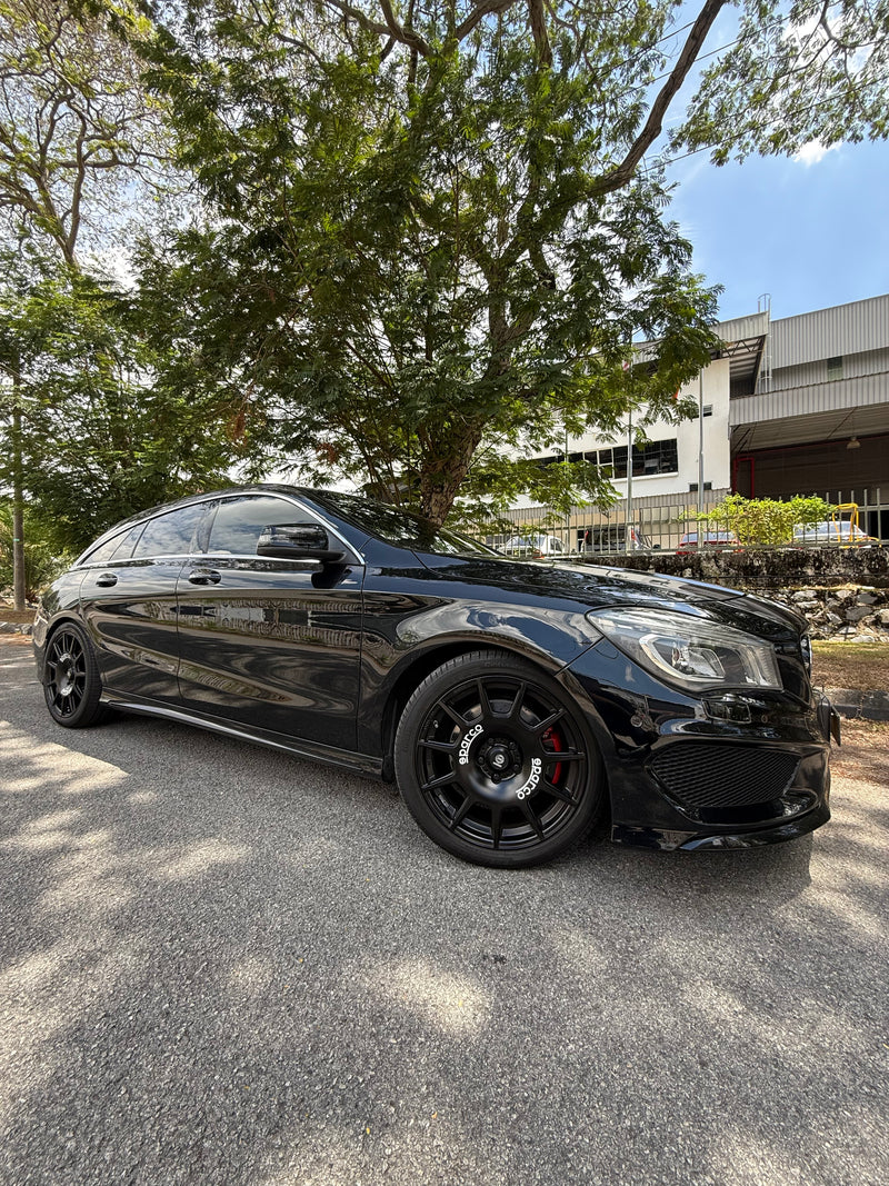 New 18X8 ET45 Sparco Terra Rim (4 wheel) Matt Black 5X112