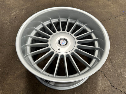 New 18X8.5 ET13 18X9.5 ET20 Staggered ALPINA (4 wheels) Gloss Metallic Silver 5X112