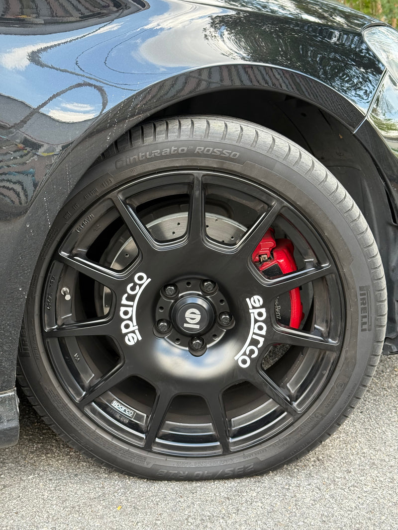 New 18X8 ET45 Sparco Terra Rim (4 wheel) Matt Black 5X112