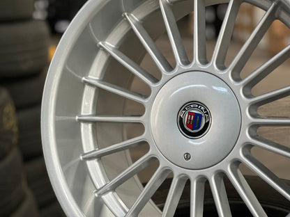 New 18X8.5 ET13 18X9.5 ET20 Staggered ALPINA (4 wheels) Gloss Metallic Silver 5X112