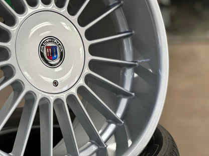 New 18X8.5 ET13 18X9.5 ET20 Staggered ALPINA (4 wheels) Gloss Metallic Silver 5X112