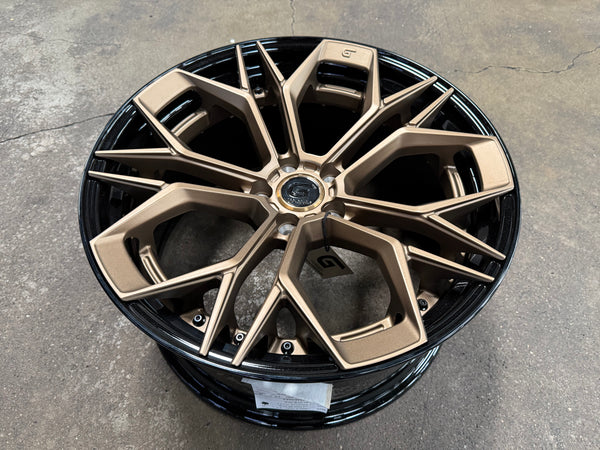 New 20x8.5 ET30 20x10 ET40 G Forged GF11 (4 wheel) 5x112 Black Bronze