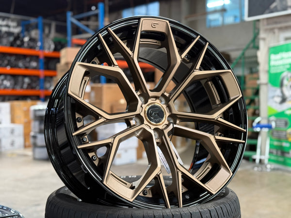 New 20x8.5 ET30 20x10 ET40 G Forged GF11 (4 wheel) 5x112 Black Bronze