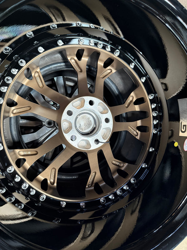 New 20x8.5 ET30 20x10 ET40 G Forged GF11 (4 wheel) 5x112 Black Bronze