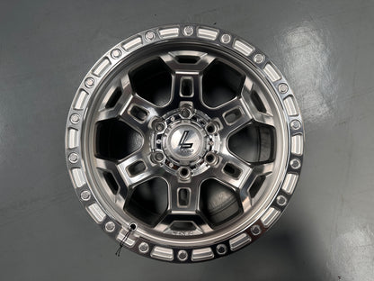NEW 17X9 ET12 Lenso Argo Rim (4 wheel) 6X139.7 Silver Polished