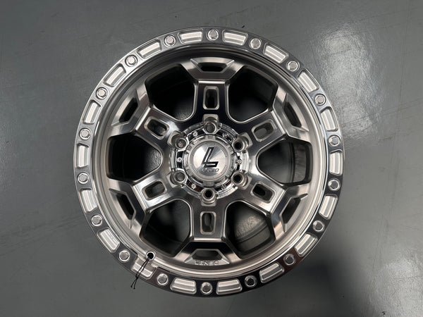 NEW 17X9 ET12 Lenso Argo Rim (4 wheel) 6X139.7 Silver Polished