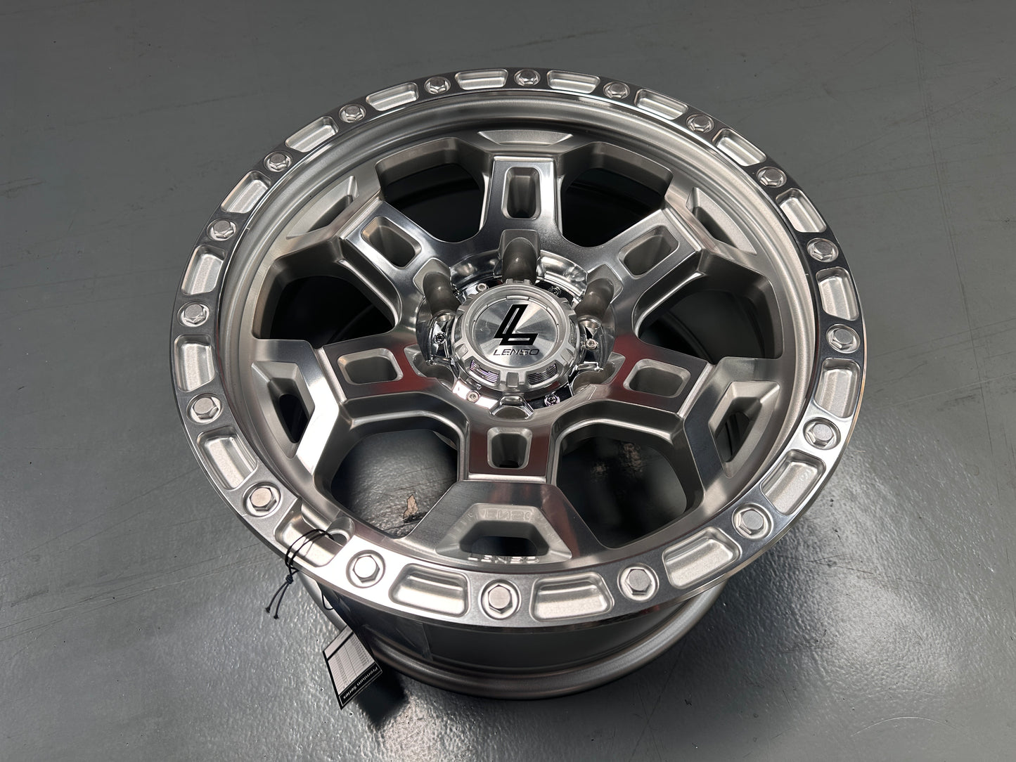 NEW 17X9 ET12 Lenso Argo Rim (4 wheel) 6X139.7 Silver Polished