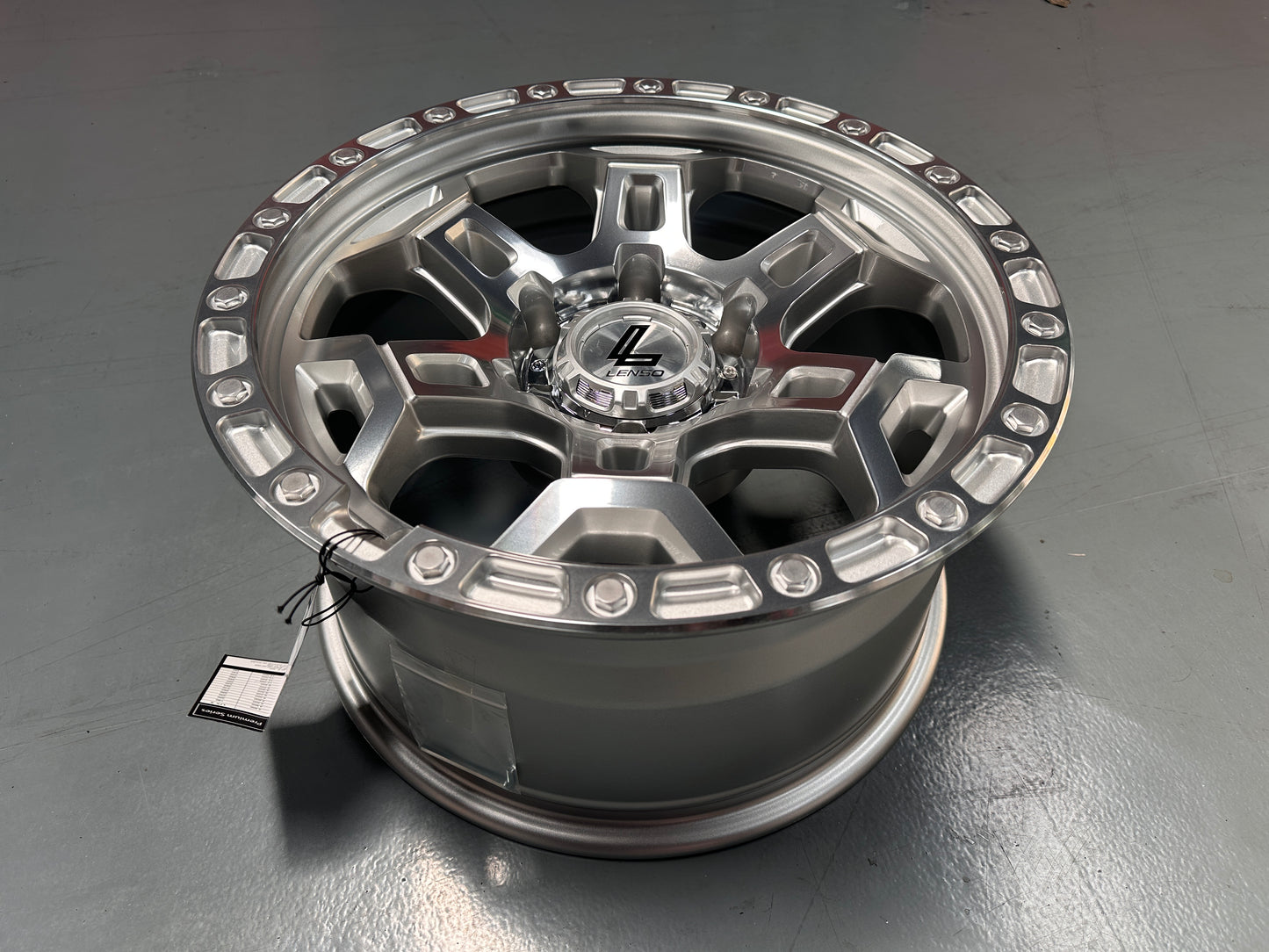 NEW 17X9 ET12 Lenso Argo Rim (4 wheel) 6X139.7 Silver Polished
