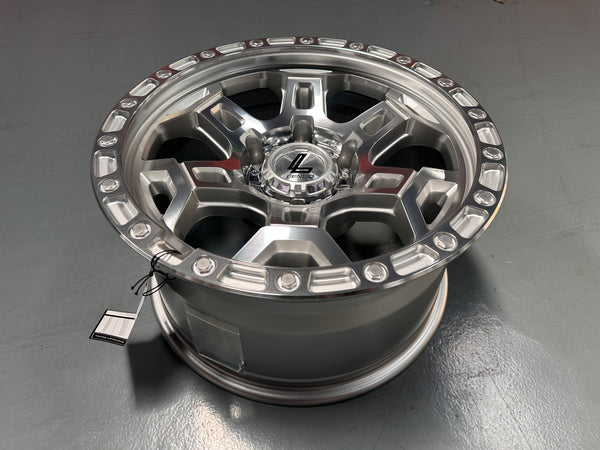 NEW 17X9 ET12 Lenso Argo Rim (4 wheel) 6X139.7 Silver Polished