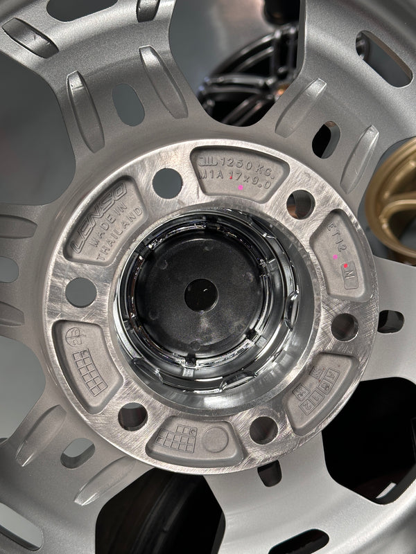 NEW 17X9 ET12 Lenso Argo Rim (4 wheel) 6X139.7 Silver Polished