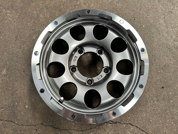 New 15 LEHRMEISTER LMG CS-9 Rim (5 wheel) Gun Metal Polished 5x139.7 (5 pcs)