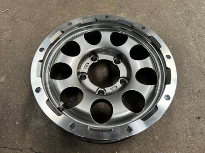 New 15 LEHRMEISTER LMG CS-9 Rim (5 wheel) Gun Metal Polished 5x139.7 (5 pcs)