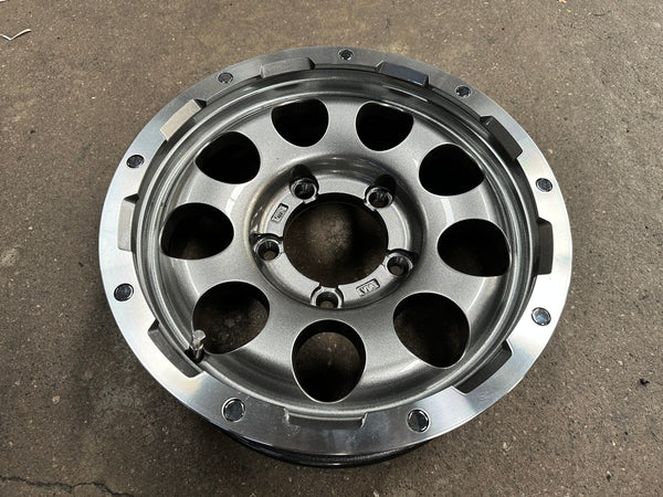 New 15 LEHRMEISTER LMG CS-9 Rim (5 wheel) Gun Metal Polished 5x139.7 (5 pcs)