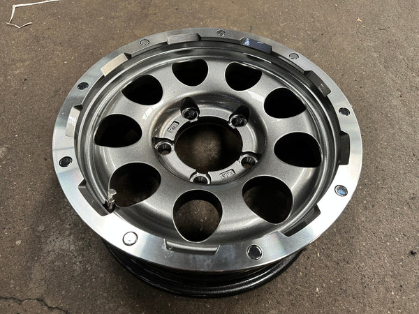 New 15 LEHRMEISTER LMG CS-9 Rim (5 wheel) Gun Metal Polished 5x139.7 (5 pcs)