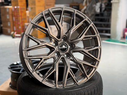 NEW 18X8.5 ET42 Raxer VOX107 Rim (4 Wheel) Sepang Silver 5X108