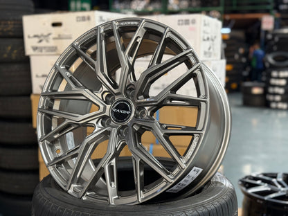 NEW 18X8.5 ET42 Raxer VOX107 Rim (4 Wheel) Sepang Silver 5X108