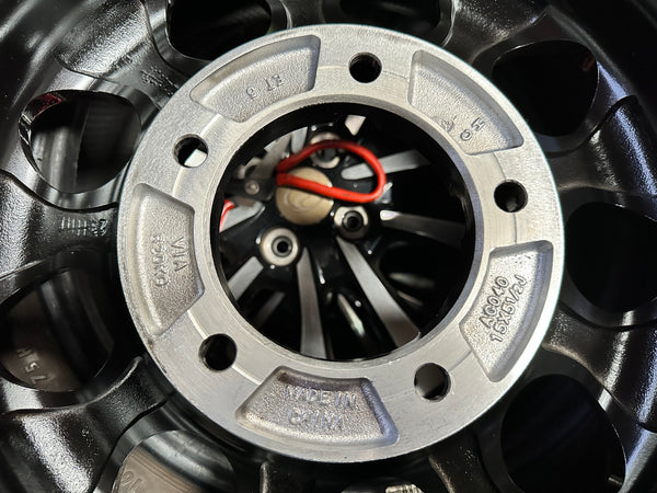 New 15 LEHRMEISTER LMG CS-9 Rim (5 wheel) Black Polished 5x139.7 (5 pcs)