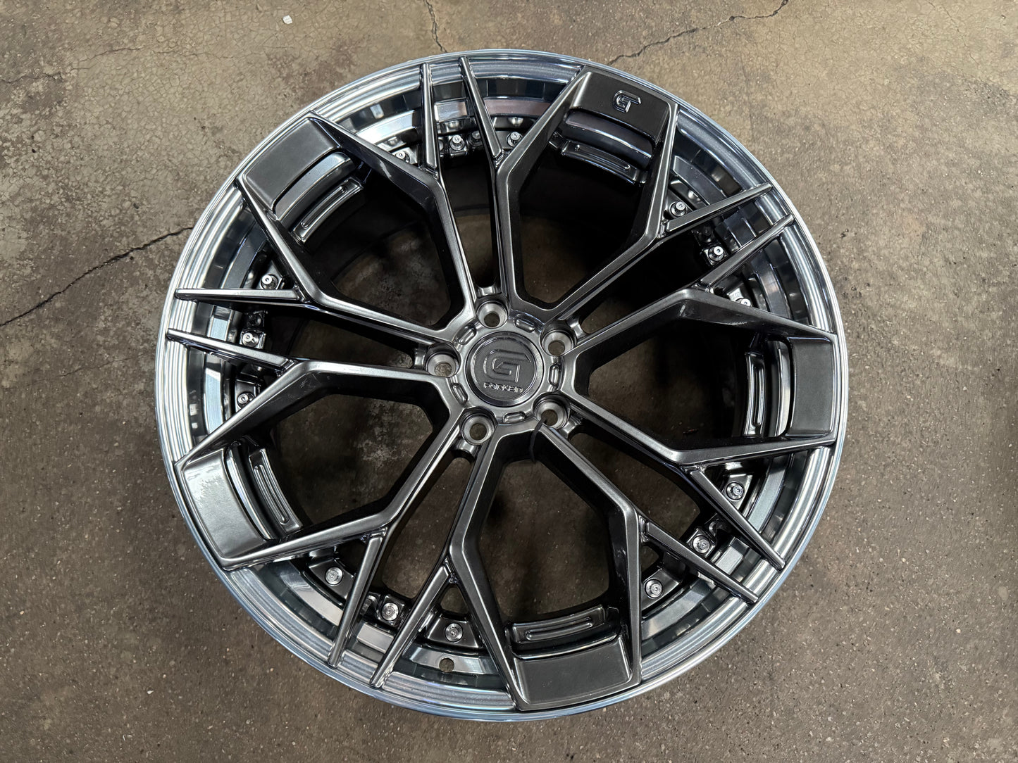 New 20x8.5 ET30 20x10 ET40 G Forged GF11 (4 wheel) 5x112 Hyper Dark