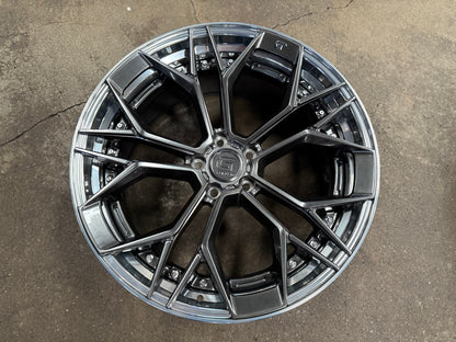 New 20x8.5 ET30 20x10 ET40 G Forged GF11 (4 wheel) 5x112 Hyper Dark