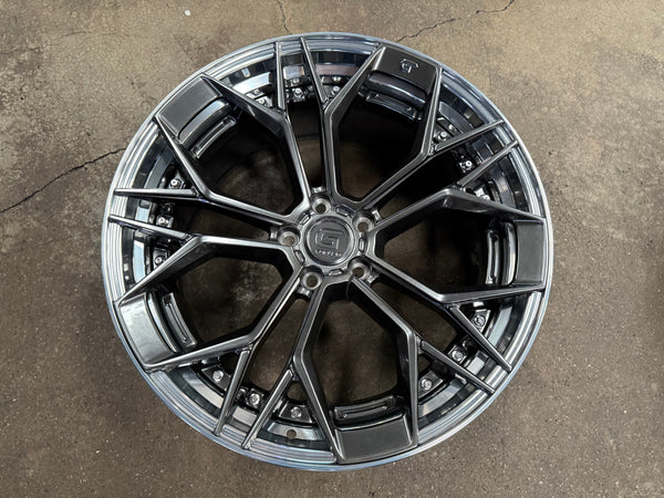 New 20x8.5 ET30 20x10 ET40 G Forged GF11 (4 wheel) 5x112 Hyper Dark