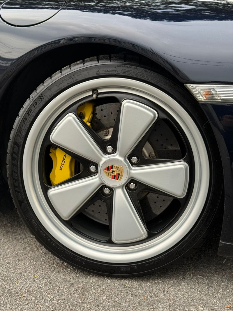 New 19x8.5 ET50 19x12 ET44 Overdrive Forged Porsche Fuchs Carrera 911 997 C4 C4S Turbo S Silver