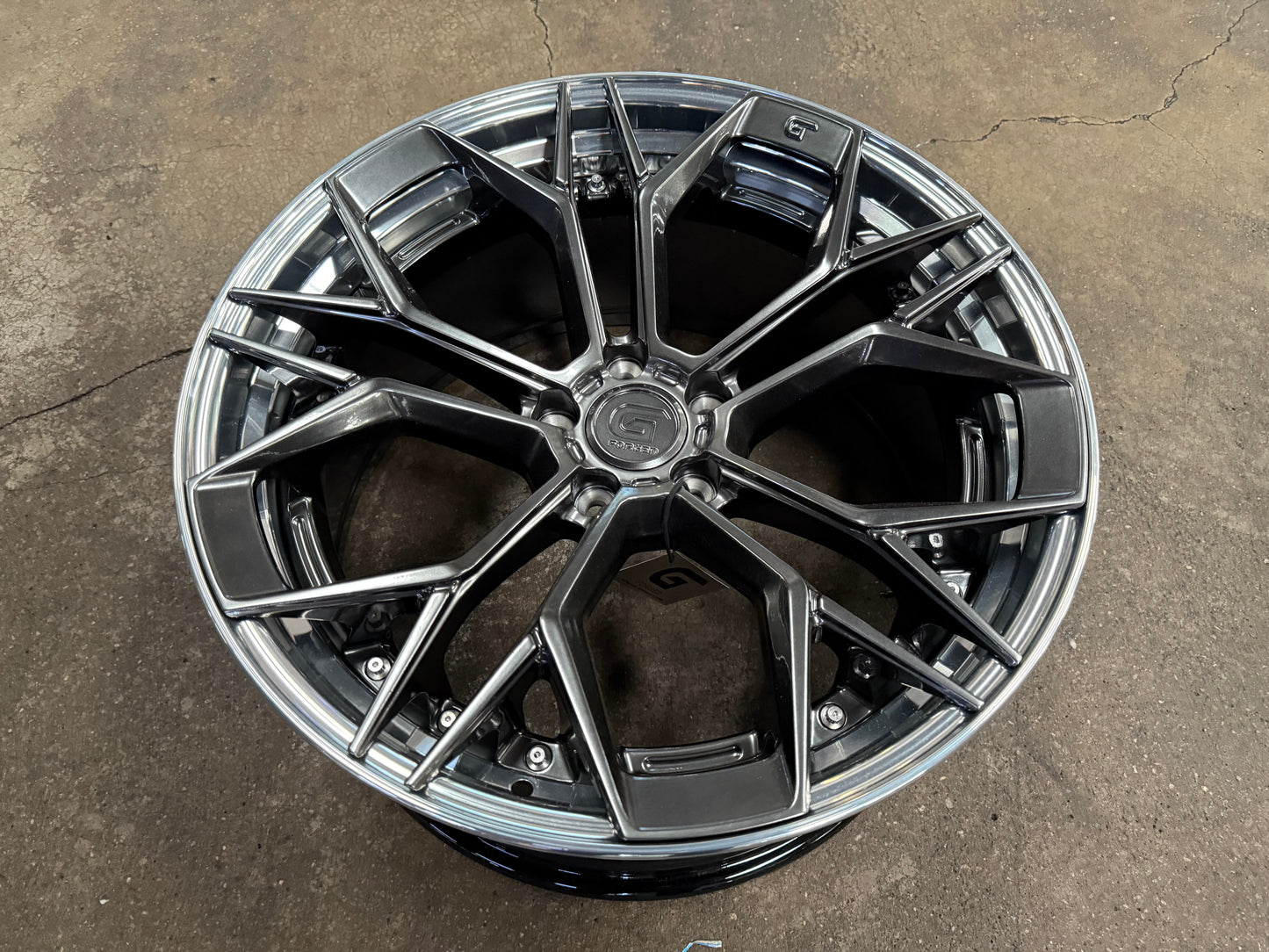 New 20x8.5 ET30 20x10 ET40 G Forged GF11 (4 wheel) 5x112 Hyper Dark